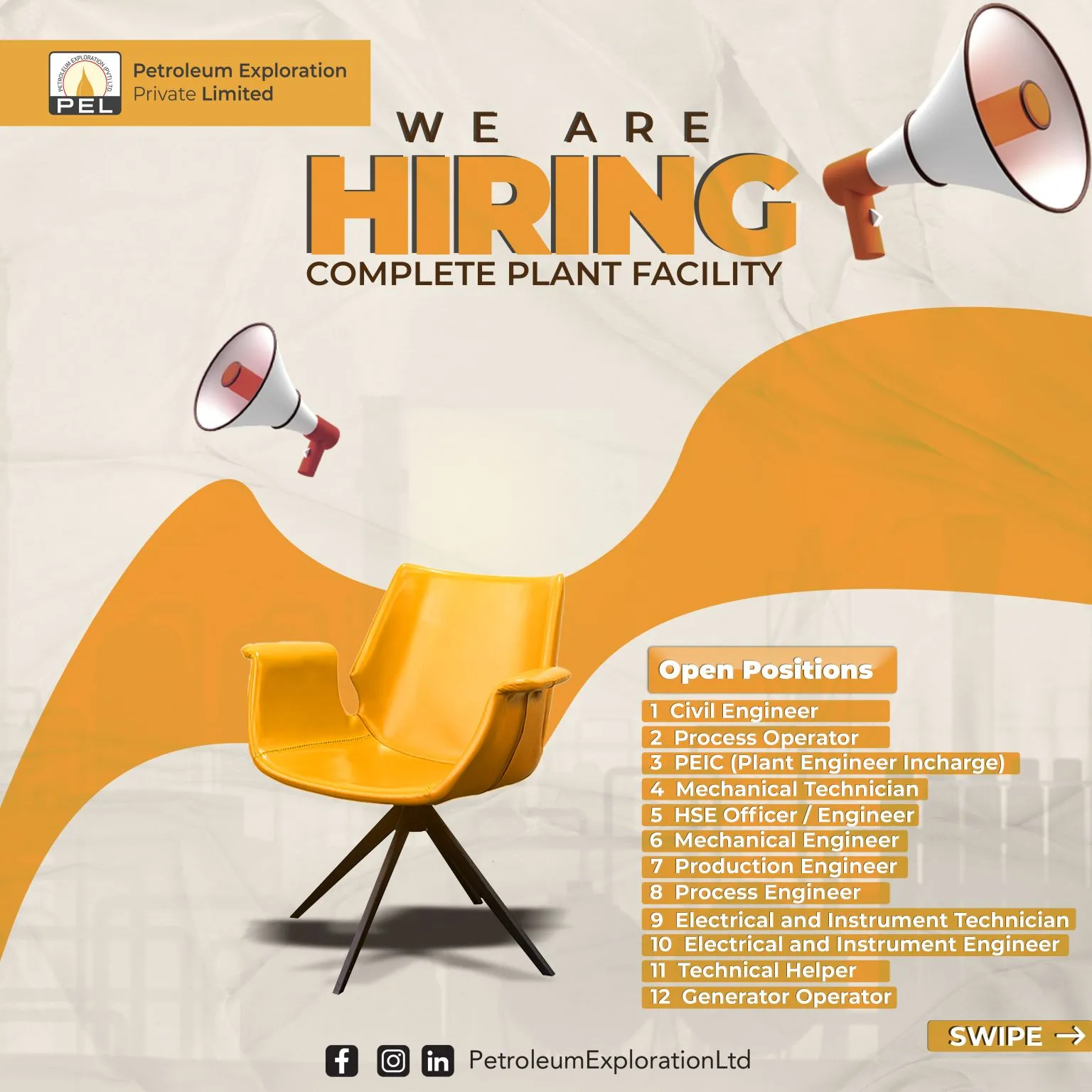 PEL Jobs 2024 Advertisement
